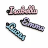 Custom Name Keychain | Two-Colour Personalized Bag Tag