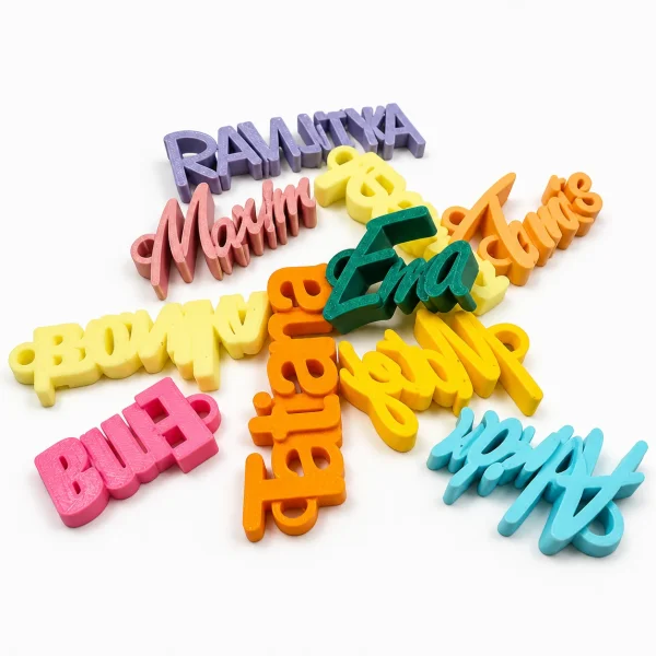 Custom Name Keychain | Clean Everyday Name Tag