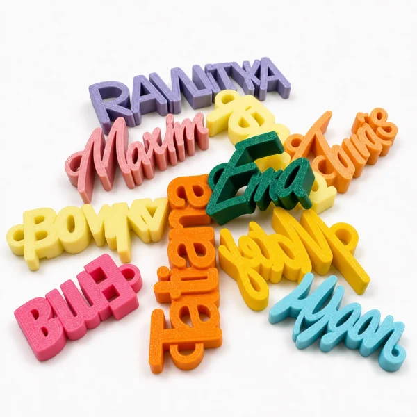 Custom Name Keychain | Clean Everyday Name Tag