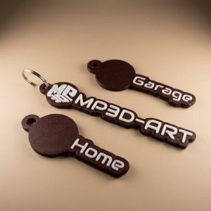 Logo-Ready Custom Name Keychain - Team and Event Tag