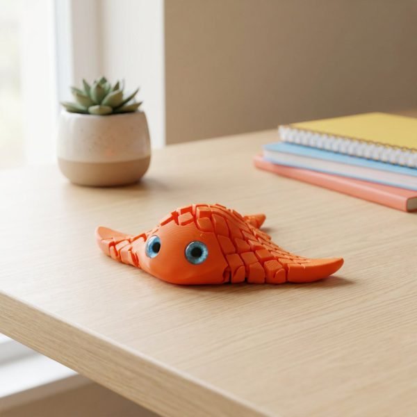 Flexi Manta Ray - Articulated Marine Desk Toy