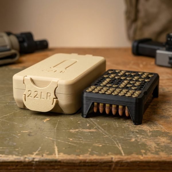 22LR BoxLoc Ammo Storage Box for 120/112/105 Rounds - Modular Lock Case