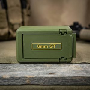 22LR Slider Ammo Storage Box for 100 Rounds - Stackable Ammo Case