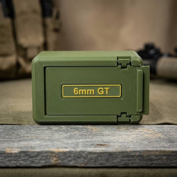 22LR Slider Ammo Storage Box for 100 Rounds - Stackable Ammo Case