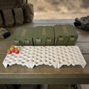 12/16/20 Gauge BoxLoc Shotgun Shell Storage Box for 30 Rounds - Modular Lock Case