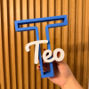 Personalized Initial & Name Sign