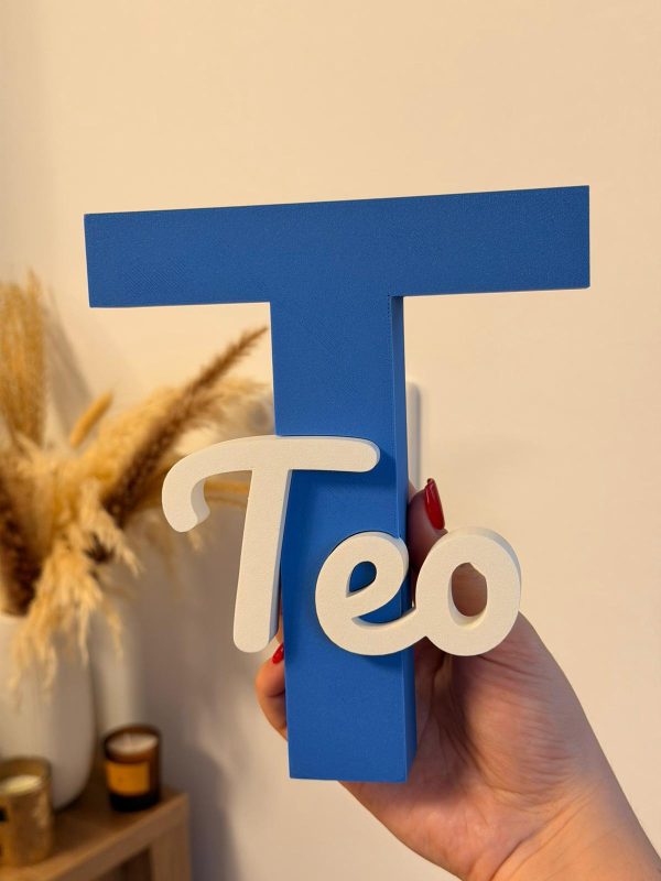 Personalized Initial & Name Sign